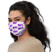 💜 PURPLE MAXWRIST Premium face mask - Black