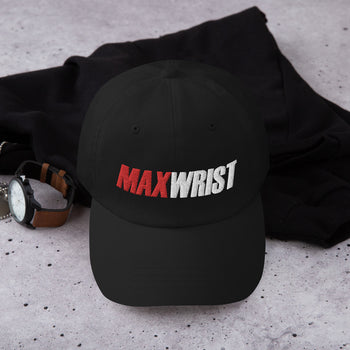 MAXWRIST LOGO Black Dad hat
